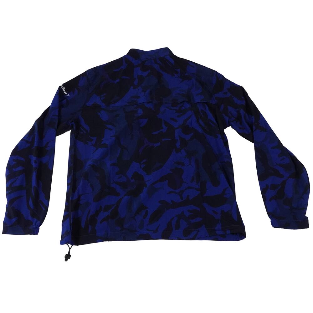 Abacoa Golf Club Scales Blue Camo Performance 1/4 Zip Pullover Men's Large - Picture 8 of 8